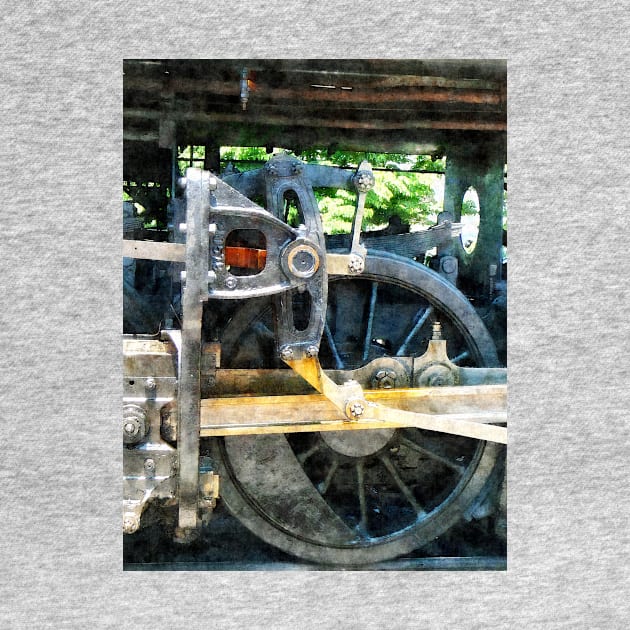 Trains - Great Western 90 Wheel Closeup by SusanSavad